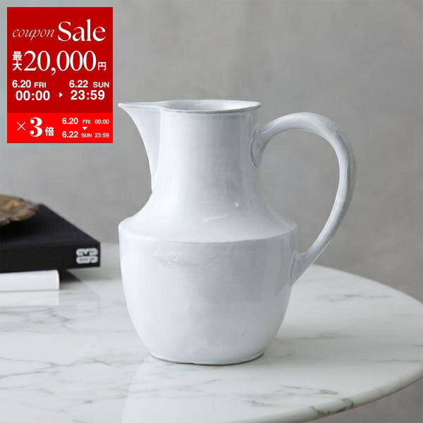【6/20～22限定・最大2万円OFFクーポン配布中】Astier de Villatte アスティエ・ド・ヴィラット ピッチャー Istanbul Pitcher VSEIST1 陶器 食器 水差し 花器 フラワーベース 【返品交換不可】【po_sannn】