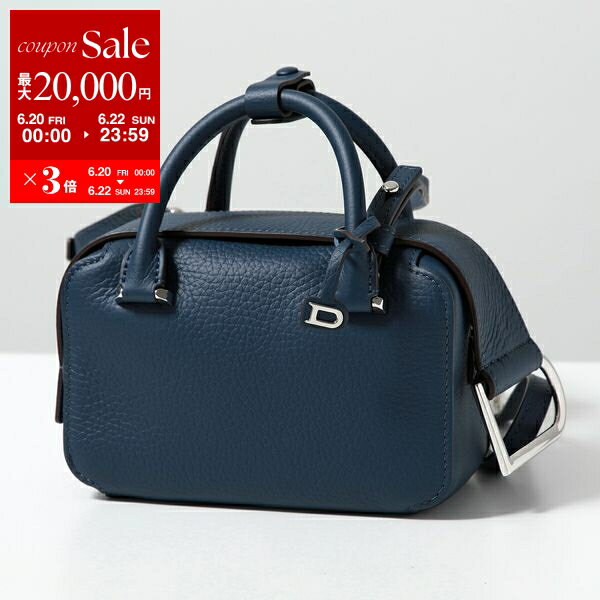【6/20～22限定・最大2万円OFFクーポン配布中】DELVAUX デルヴォー ショルダーバッグ Cool Box Nano クールボックス ナノ Taurillon Soft AA0669 AQY0 レディース レザー ポシェット 鞄 22NPA/Antwerp-Blue【po_sannn】