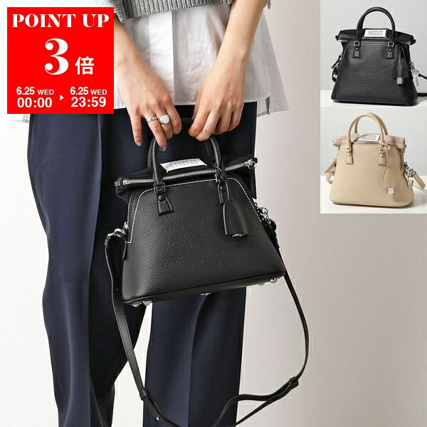 【5/25限定！2人に1人が当選！エントリーで最大100％ポイントバック】MAISON MARGIELA メゾンマルジェラ 11 ショルダーバッグ 5AC ミニバッグ S56WG0082 P4455 レディース レザー ハンドバッグ 鞄 T8013のサムネイル