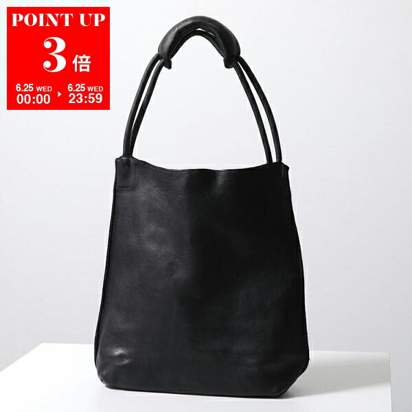 楽天インポートセレクトmusee【6/25限定・ポイント3倍】GUIDI グイディ トートバッグ SOFT HORSE FULL GRAIN ソフト ホース フル グレイン レザー RF02 メンズ ロゴプレート 鞄 BLKT【po_sannn】