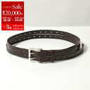 OUR LEGACY アワーレガシー ベルト SPLIT BELT A42484O メンズ レザー 2連 スクエアバックル OILY-BROWN-LEATHER【po_sannn】【dc_kikaku】