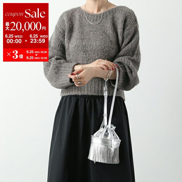 楽天インポートセレクトmusee【6/25限定・最大2万円OFFクーポン配布中】J&M DAVIDSON カーニバル ミニ CARNIVAL MINI LMCA-0XX-MCMN レディース ショルダーバッグ フリンジ レザー 巾着 ロゴ 鞄 110S/SILVER【po_sannn】【dc_kikaku】