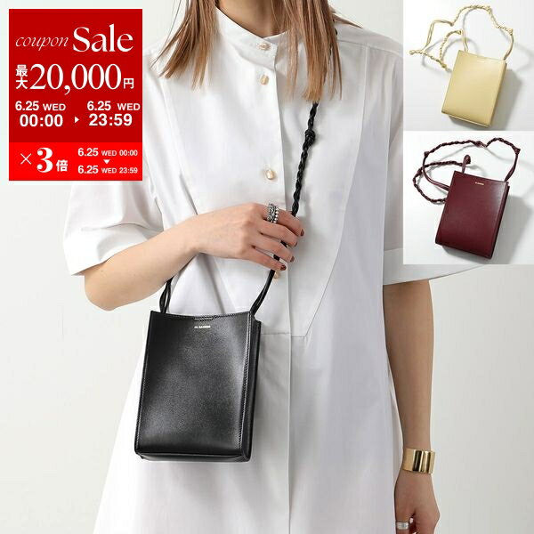 楽天インポートセレクトmusee【6/25限定・最大2万円OFFクーポン配布中】JIL SANDER ジルサンダー ショルダーバッグ TANGLE タングル SM J07WG0001 P5074 P5354 P4841 P5608 レディース レザー ロゴ ポシェット 鞄 カラー11色【po_sannn】【dc_kikaku】