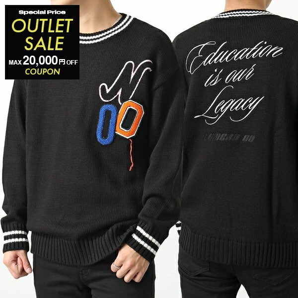 【6/27-9:59迄2000円OFFクーポン対象】NUMERO 00 ヌメロ ニット CREW V