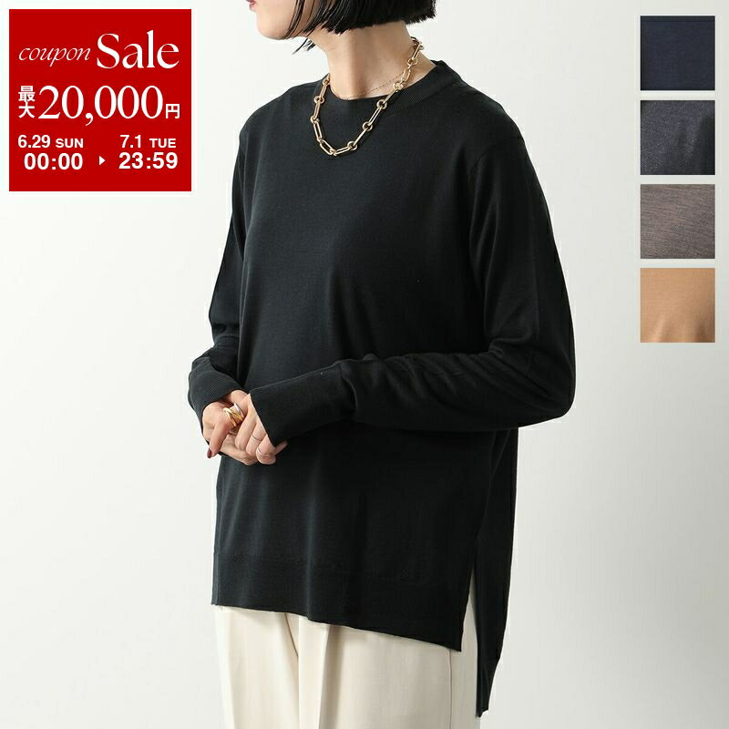 JOHN SMEDLEY ジョンスメドレー セーター NAYA ナヤ RELAX FIT リラックスフィット レディース ニット 長袖 30G ウール クルーネック カラー5色