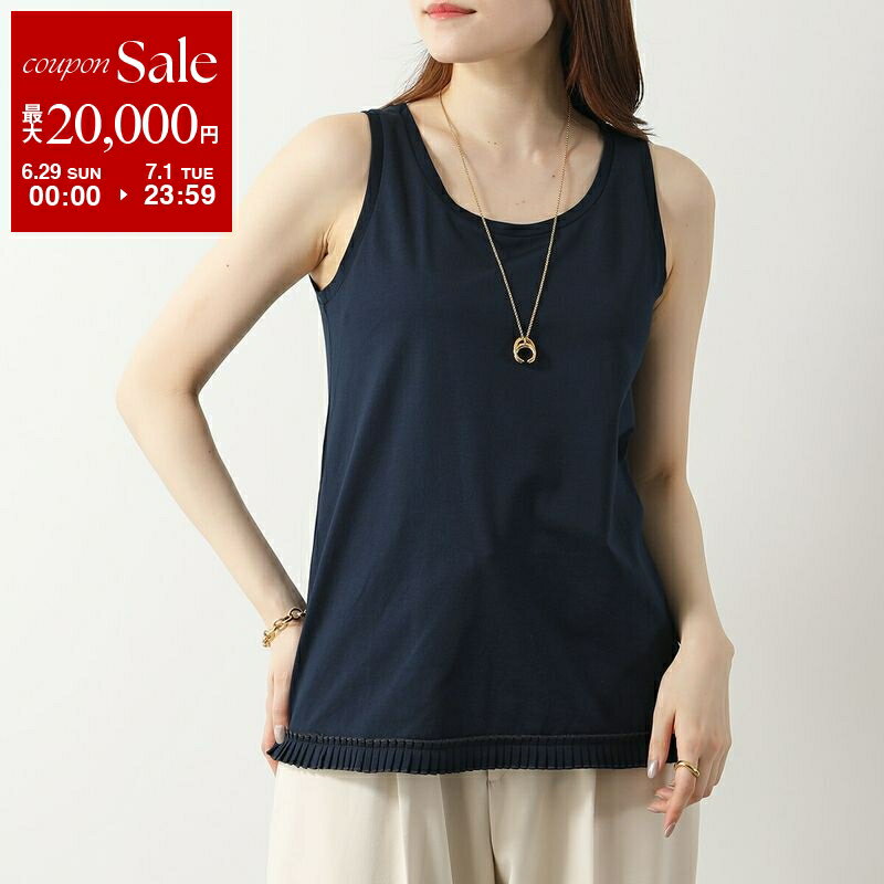 S MAX MARA エス マックスマーラ タンクトップ RACER レーサー レディース コットン