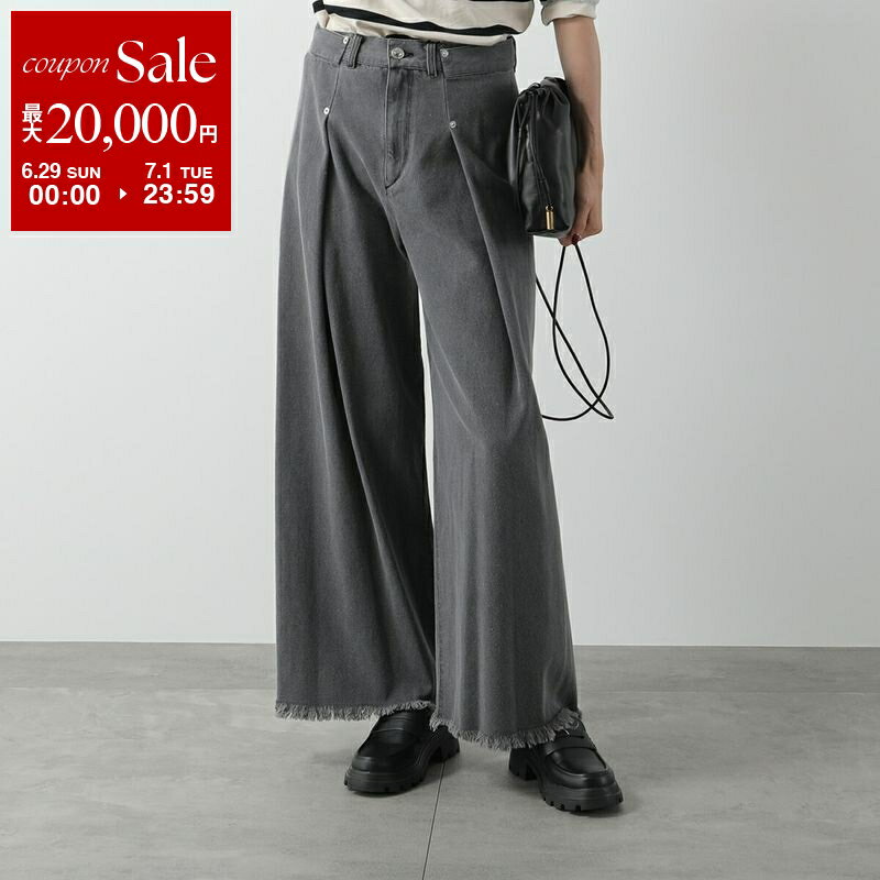 PROVOKE プロヴォーク ジーンズ tuck wide denim PV-050071 レディー