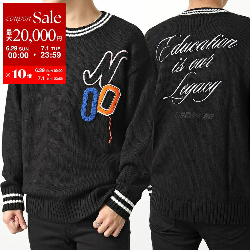 NUMERO 00 ヌメロ ニット CREW VERSITY KNIT 22125 メンズ セーター