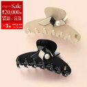 【7/1・23:59まで・最大2万円OFFクーポン配布中】ALEXANDRE DE PARIS アレクサンドル ドゥ パリ ヘアクリップ ACCM-18011-04 レディース パール 髪留め ヘアアクセサリー ロゴ カラー2色【po_sannn】