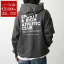 【7/18〜21限定・最大2万円OFFクーポン配布中】SPORTY&RICH スポーティアンドリッチ パーカー HOAW232 メンズ プルオーバー スウェット...
