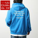 【7/18〜21限定・最大2万円OFFクーポン配布中】SPORTY&RICH スポーティアンドリッチ パーカー HO871 メンズ プルオーバー スウェット 裏...