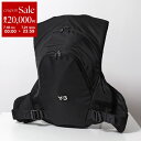 【7/18~21限定・最大2万円OFFクーポン配布中】Y-3 ワイスリー バックパック Y-3 BACKPACK JD2907 メンズ リュック ロゴ 鞄 BLACK