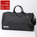 【7/18~21限定・最大2万円OFFクーポン配布中】BALR. ボーラー B6237 1004 U-Series Small Duffle Bag ナイロン ボストンバッグ スポーツバッグ トラベルバッグ Jet-Black 鞄 メンズ