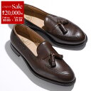 【7/18~21限定・最大2万円OFFクーポン配布中】CROCKETT&JONES クロケットアンドジョーンズ タッセル ローファー CAVENDISH 2 キャベンディシュ 2 29376A G22C2 メンズ ワイズE シボ革 革靴 DarkBrown