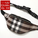 【7/18~21限定・最大2万円OFFクーポン配布中】BURBERRY バーバリー ボディバッグ ML MINI CASON GC9 8064440 レディース ベルトバッグ チェック ロゴ ウエストポーチ 鞄 A8900/DARK-BIRCH-BROWN