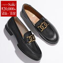 【7/18~21限定・最大2万円OFFクーポン配布中】TODS トッズ ローファー Kate ケイト XXW02E0IH20GOC レディース レザー メタルチェーン シューズ 靴 B999/NERO XXW02E0IH20GOCB999