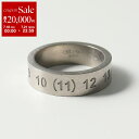 【7/18~21限定・最大2万円OFFクーポン配布中】MAISON MARGIELA メゾンマルジェラ リング SI8UQ0003 SV0129 メンズ ナンバリングリング スリム アクセサリー シルバー925 silver925 指輪 951