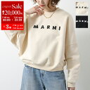 MARNI マルニ スウェットシャツ FLJE0185P7 USCX43 レディース トレーナー コットン ロゴ クルーネック 長袖 ドルマンスリーブ カラー2色【po_sannn】