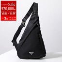 【7/18~21限定・最大2万円OFFクーポン配布中】PRADA プラダ ショルダーバッグ Re-Nylon リナイロン 2VZ092 OMO 2DMG メンズ レザー ボディバッグ トライアングルロゴ 鞄 F0002/NERO 2VZ092_2DMG_F0002_V_OMO【po_sannn】(4)