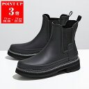 HUNTER ハンター レインブーツ W REF STITCH DETAIL CHELSEA WFS2100RMA レディース ラバー ロゴ 防水 サイドゴア ...