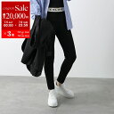 【7/5-7/6限定・最大2万円OFFクーポン配布中】CELINE セリーヌ レギンス 2A05P372N.38CR レディース ニットパンツ スパッツ ロゴ ...