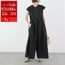 【7/5-7/6限定・最大2万円OFFクーポン配布中】anana アナナ オールインワン a99-015 レディース リネン スリット コンビネゾン ワイドパン...