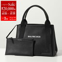 【7/5-7/6限定・最大2万円OFFクーポン配布中】BALENCIAGA バレンシアガ トートバッグ NAVY CABAS S ネイビー カバ 339933 ...