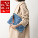 【7/5-7/6限定・最大2万円OFFクーポン配布中】FENDI フェンディ クラッチバッグ 8N0178 AP4N レディース デニム ジャガード FFロゴ リストレット付き フラットポーチ 鞄 F1LB6/DENIMCHI+BRANDY+OS【po_sannn】【dc_kikaku】