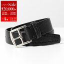J&M DAVIDSON HARNES BUCKLE END STITCH 35MM BHNS-0ST-BR35 レディース ベルト レザー スクエアバッグル 999S/BLACK【po_sannn】【dc_kikaku】
