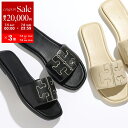【7/5-7/6限定・最大2万円OFFクーポン配布中】TORY BURCH トリーバーチ サンダル DOUBLE T SPORT SLIDE ダブルT スポーツ...