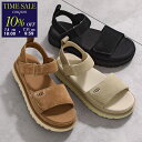 【7/11-9:59迄10%OFFクーポン対象】UGG アグ サンダル GOLDENSTAR ゴールデンスター 1136783 レディース スウェード ストラップ プラットフォーム シューズ 靴 カラー4色【cp_ten】