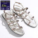 【7/11-9:59迄10%OFFクーポン対象】TODS トッズ サンダル XXW0OV0Q02ZSV0 レディース レザー スタッズ装飾 ストラップ グラディ...