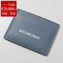 BALENCIAGA バレンシアガ カードケース 594309 1IZI3 メンズ レディース レザー カードホルダー パスケース 定期入れ ロゴ 4791/B...