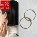 【7/13-7/15限定・最大2万円OFFクーポン配布中】MARIA BLACK マリアブラック ピアス Senorita 35 Hoops 100701YG 35 レディース フープ アクセサリー シルバー925 Gold