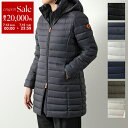 【7/13-7/15限定・最大2万円OFFクーポン配布中】SAVE THE DUCK セイブザダック エコダウン CAROL D47180W GIGA レディース フード付き ジャケット 中綿コート ミディアム丈 カラー5色