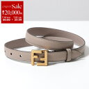 FENDI フェンディ ベルト 8C0648 AAIW レディース レザー FFロゴ ナローベルト カラー3色 8C0648AAIWF1550
