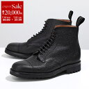 【7/13-7/15限定・最大2万円OFFクーポン配布中】JOSEPH CHEANEY ジョセフチーニー レースアップ ブーツ PENNINE II R ペナイン 2R 103056 メンズ レザー ギブソンブーツ Gワイズ 革靴 BLACK