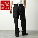 【7/13-7/15限定・最大2万円OFFクーポン配布中】MAISON MARGIELA メゾンマルジェラ スラックス SI0KA0005 S60307 メンズ ヘリボーンウールプリーツ パンツ バックベルト付き ステッチ 900