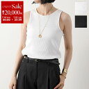 【7/13-7/15限定・最大2万円OFFクーポン配布中】MAX MARA LEISURE マックスマーラ レジャー タンクトップ BRUSSON レディース リブ ジャージー トップ ノースリーブ カラー2色