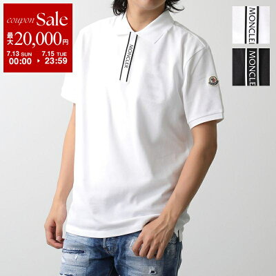 【7/13-7/15限定・最大2万円OFFクーポン配布中】MONCLER モンクレール ポロシャツ 8A00002 89A16 メンズ 半袖 ロゴパッチ カラー2色