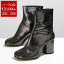 【7/13-7/15限定・最大2万円OFFクーポン配布中】MAISON MARGIELA メゾンマルジェラ ショートブーツ Tabi タビ S58WU0260 P5016 レディース ブロークンミラー 8cmヒール 足袋 靴 T8001