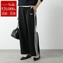 【7/13-7/15限定・最大2万円OFFクーポン配布中】Y-3 ワイスリー トラックパンツ W TP 3S IW7457 レディース ラインパンツ ナイロン ジャージ ワイドパンツ BLACK/NOIR