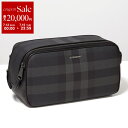 【7/13-7/15限定・最大2万円OFFクーポン配布中】BURBERRY バーバリー セカンドバッグ DOUBLE ZIP WASHBAG 8071854 メ...