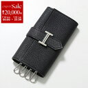 HERMES エルメス キーケース BEARN ベアン H047748CK レディース シェーブル レザー 4連 Hロゴメタル W刻印 NOIR/SV