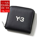 【7/13-7/15限定・最大2万円OFFクーポン配布中】Y-3 ワイスリー コインケース JN1727 メンズ レザー 小銭入れ カードケース ラウンドジップ...
