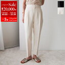 【7/13-7/15限定・最大2万円OFFクーポン配布中】SONO ソーノ テーパードパンツ S252PV013 レディース センタープレス 接触冷感 スラックス イージーパンツ セットアップ可能 カラー2色【po_sannn】