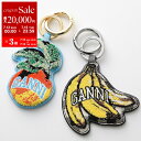 GANNI ガニー キーリング Apple Banana Keyring Velvet A6781 A6812 レディース バッグチャーム キーホルダー アップ...