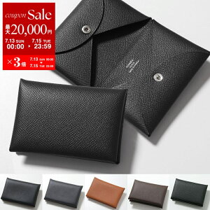 【7/13-7/15限定・最大2万円OFFクーポン配布中】HERMES エルメス カードケース CALVI カルヴィ H044164CK H0645954CK H078309CK メンズ エプソン エバーカラー マダム シェーブル レザー パスケース 名刺入れ SV カラー9色【po_sannn】
