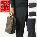 【7/13-7/15限定・最大2万円OFFクーポン配布中】FENDI フェンディ クラッチバッグ 7N0141 ALWK メンズ ポーチ FF柄 ズッカ柄 FF...