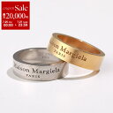 【7/25~27限定・最大2万円OFFクーポン配布中】MAISON MARGIELA メゾンマルジェラ リング SM1UQ0081 SV0158 メンズ ミディアム アクセサリー 指輪 ロゴ シルバー925 silver925 カラー2色【dc_kikaku】